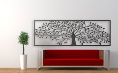 Decor panel The tree of godness in loft style made of metal 117666 photo