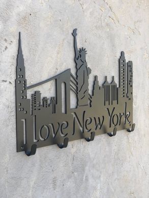 Вешалка настенная "New York" 9887 фото