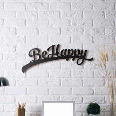 Декор панно в стиле лофт "Be happy" 3784 фото