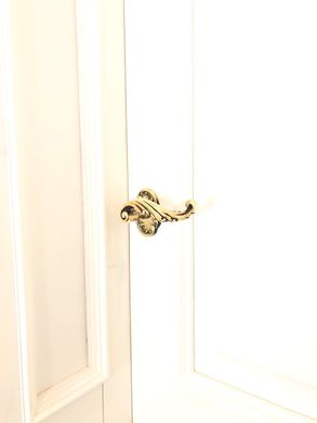 Door lever handle on rose "Akant" 20201 photo